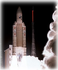 V135 リフトオフ (Arianespace社提供)